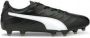 PUMA King Platinum 21 Gras Kunstgras Voetbalschoenen (MG) Zwart Wit - Thumbnail 3