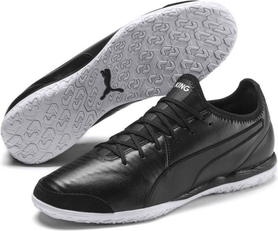 PUMA King Pro IT Turfschoenen Zwart Wit