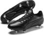 PUMA KING Ijzeren Nop Voetbalschoenen (SG-Pro) Zwart Wit - Thumbnail 1