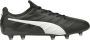 PUMA King Platinum 21 Gras Kunstgras Voetbalschoenen (MG) Zwart Wit - Thumbnail 1