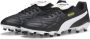 PUMA King Top Gras Kunstgras Voetbalschoenen (MG) Zwart Wit Goud - Thumbnail 1