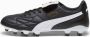PUMA King Top Gras Kunstgras Voetbalschoenen (MG) Zwart Wit Goud - Thumbnail 4