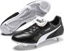 PUMA KING Top Ijzeren Nop Voetbalschoenen (SG) Zwart Wit - Thumbnail 2
