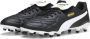 PUMA King Top Gras Kunstgras Voetbalschoenen (MG) Zwart Wit Goud - Thumbnail 3
