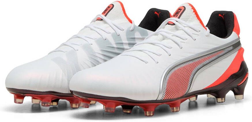 PUMA King Ultimate Fg ag Voetbalschoenen Wit