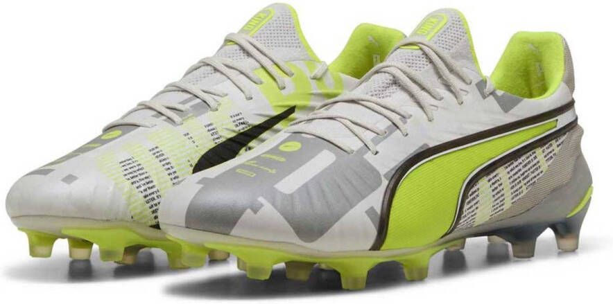 PUMA King Ultimate Forever Fg ag Voetbalschoenen Grijs