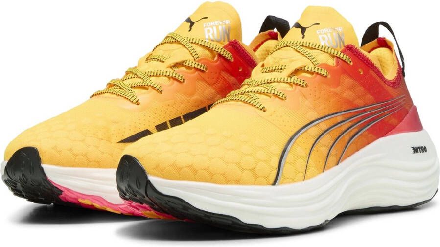 PUMA Laufschuhe Low ForeverRun Nitro FADE 310479 Sun Stream-Sunset Glow- White