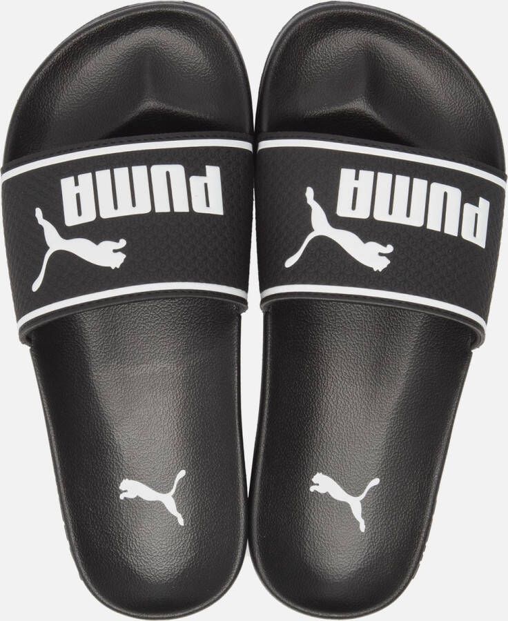 Puma Leadcat 2.0 badslippers zwart wit Rubber Logo 34 5