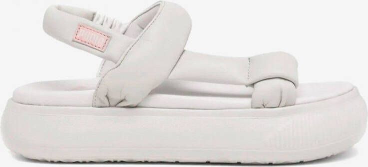 Puma Suede Mayu Summer Womens Nimbus Cloud Chalk Pink Schoenmaat 35+ Slides 383379 01