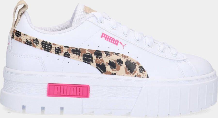 Puma Mayze Animal White Pink dames sneakers