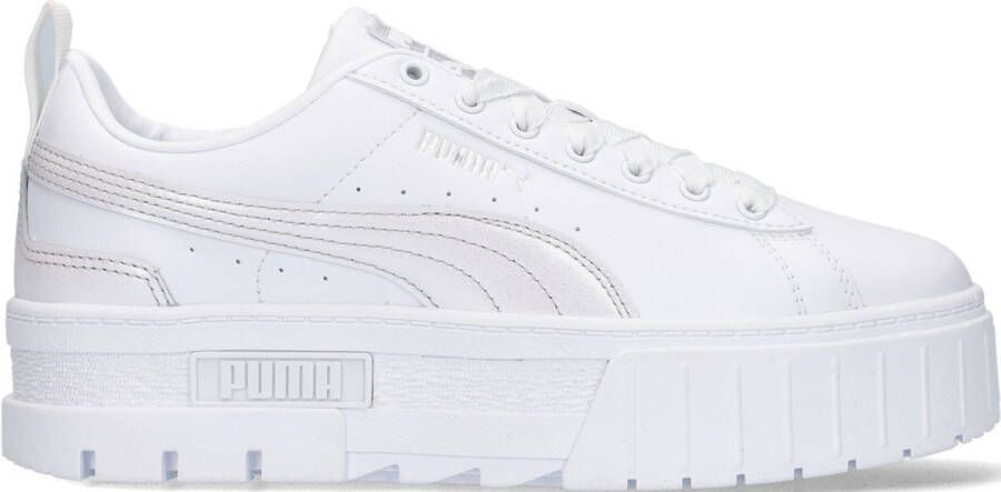 Puma Mayze Glow Dames Schoenen White Leer Synthetisch