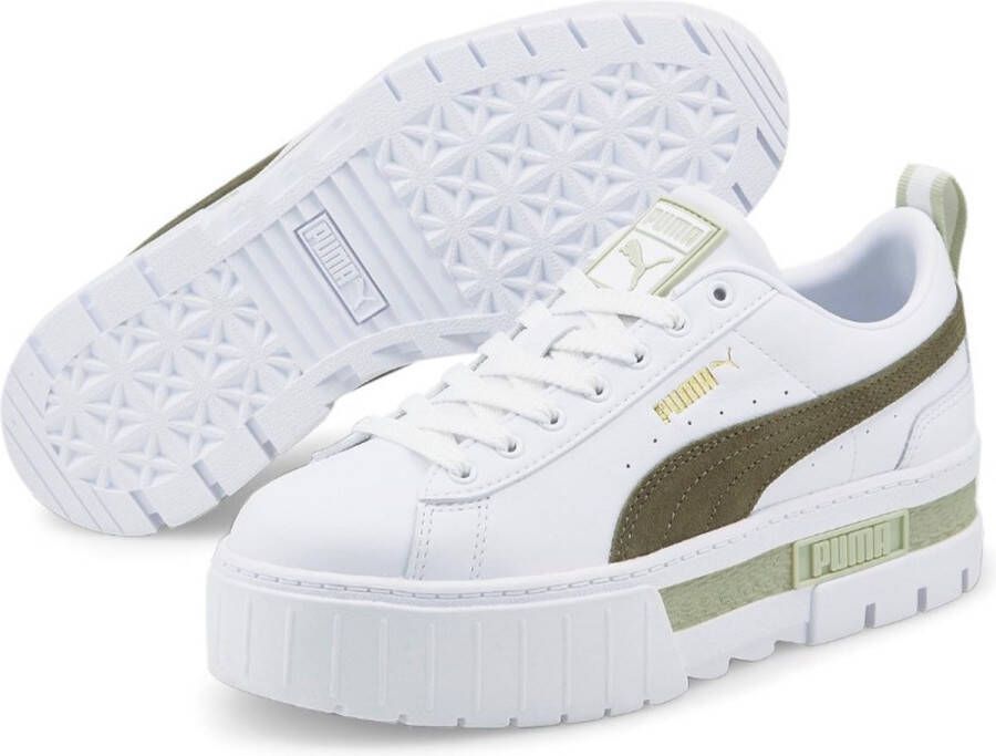 Puma Mayze Lth sneaker met suède details - Foto 2