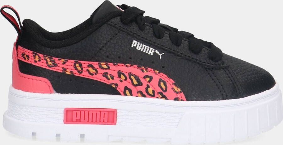 Puma Mayze Wild Black Electric Blush kleuter sneakers