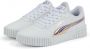 PUMA Meisjes Carina 2.0 Holo Jr White-Silver WIT - Thumbnail 1