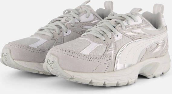 PUMA Milenio Tech Suede Unisex Sneakers Cool Light Gray-Feather Gray- White