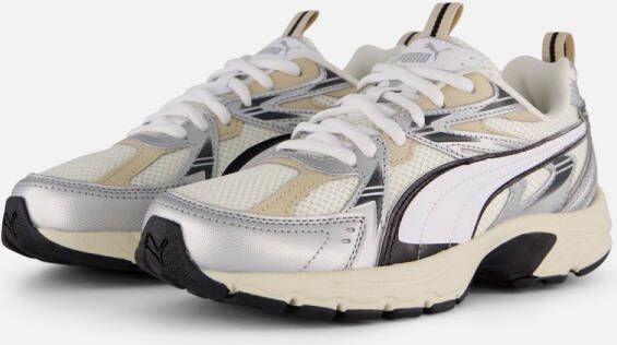 PUMA Milenio Tech Unisex Sneakers Warm White- Silver - Foto 4