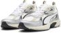 PUMA Milenio Tech Unisex Sneakers Warm White- Silver - Thumbnail 2