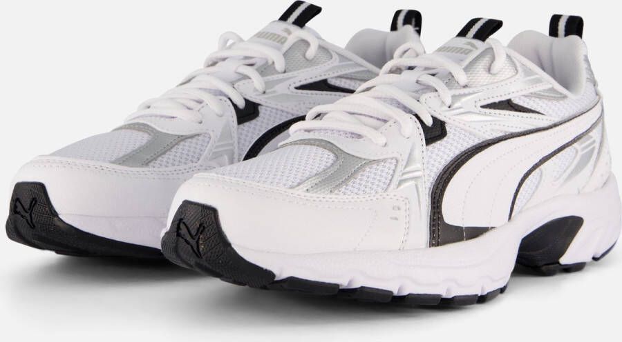 Puma Tech Sneaker met Zwarte en Zilveren Accenten White - Foto 3