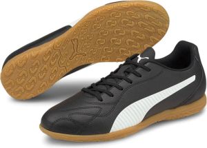 Puma monarch ii ic voetbalschoenen zwart wit heren