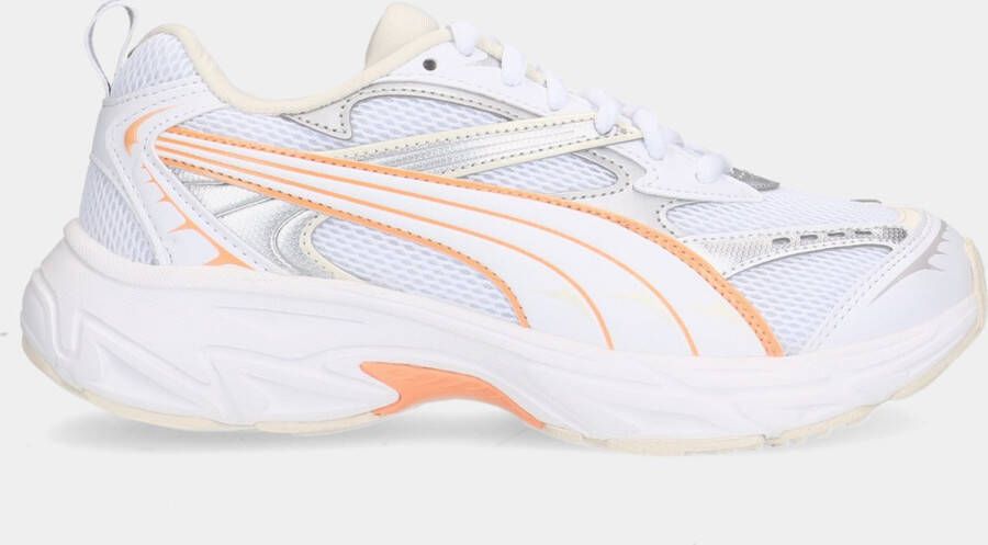 PUMA Morphic White Orange Peach dames sneakers