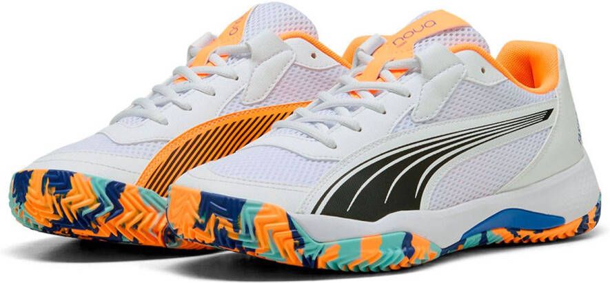 PUMA Nova Court Padelschoenen Wit