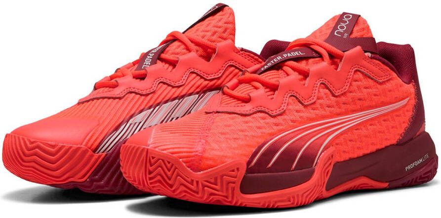 PUMA Nova Elite Padelschoenen Rood 1 2 Man