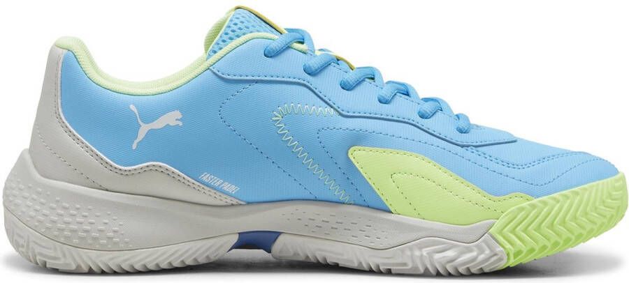 PUMA NOVA Smash Unisex Sportschoenen Luminous Blue- White-Glacial Gray