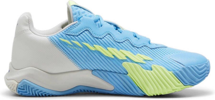 PUMA Padelschoen Nova Elite Heren Blauw Wit