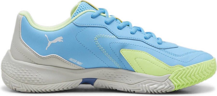 PUMA Padelschoen Nova Smash Heren Blauw Grijs