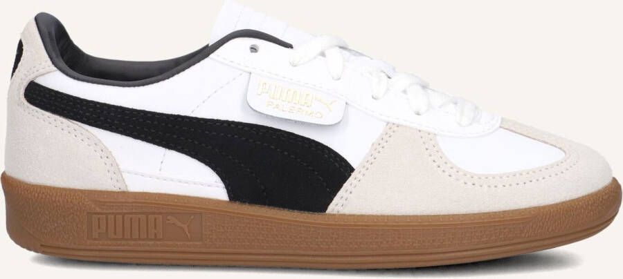 Puma Palermo Lth sneakers wit donkergrijs - Foto 2