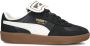 PUMA Palermo Premium Sneakers Leren Sneaker Zwart - Thumbnail 2