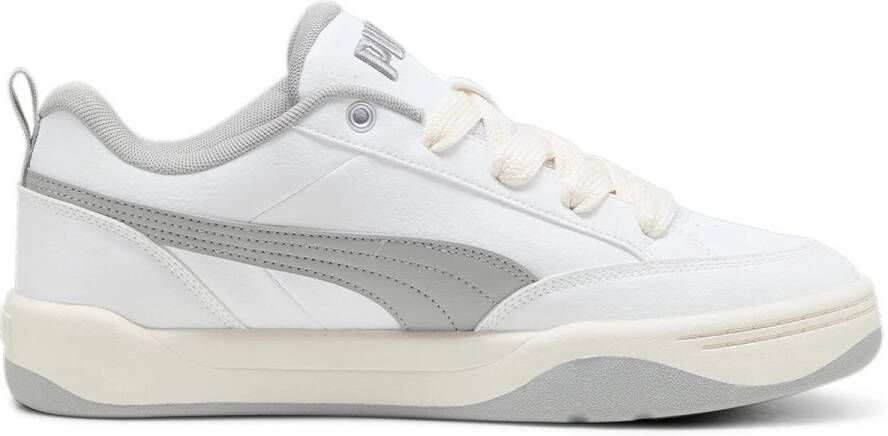 PUMA Park Lifestyle Unisex Sneakers White-Smokey Gray-Sugared Almond