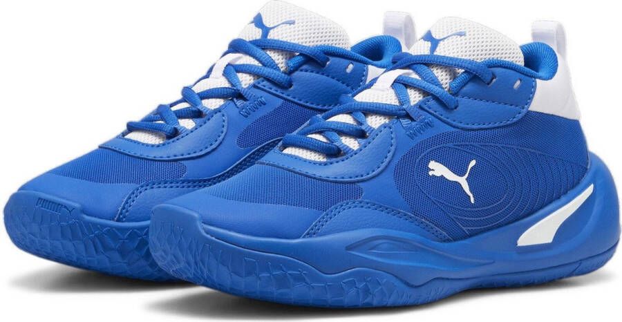 PUMA PLAYMAKER PRO JR unisex kindersneaker sportschoenen 310370 05 blauw