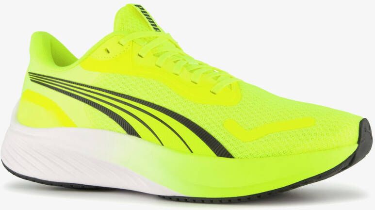 PUMA Pounce Lite heren hardloopschoenen geel Uitneembare zool