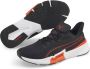 PUMA Power Frame Hardloopschoenen Black Cherry Tomato Heren - Thumbnail 2