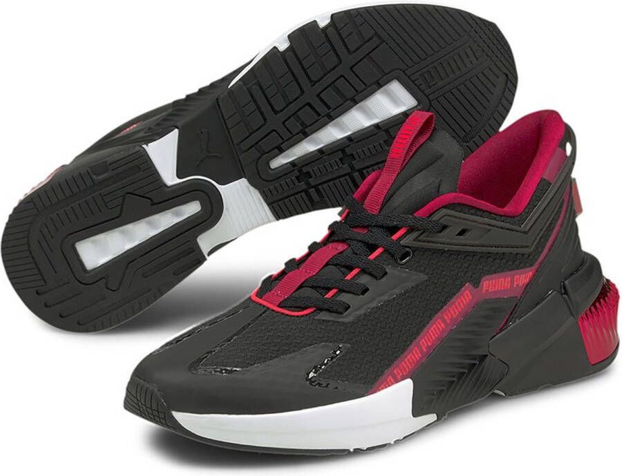 Puma provoke xt ftr sportschoenen zwart rood dames