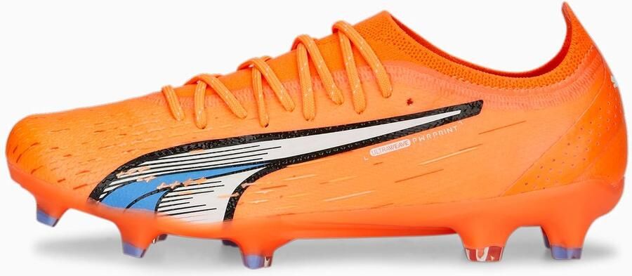 PUMA Ultra Ultimate Gras Kunstgras Voetbalschoenen (MG) Oranje Wit Blauw