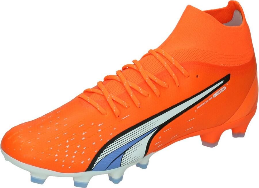 PUMA Ultra Pro Gras Kunstgras Voetbalschoenen (MG) Oranje Wit Blauw - Foto 2