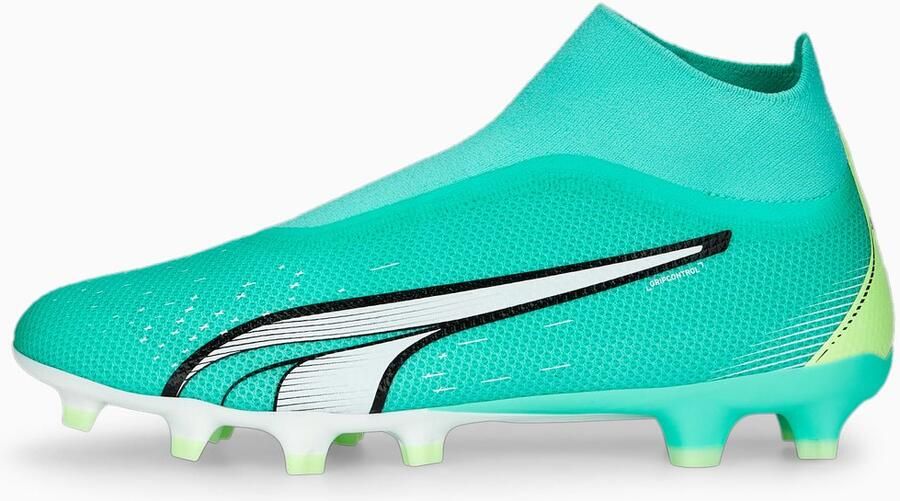 PUMA Ultra match+ LL FG AG Voetbalschoenen Mannen Mint Wit