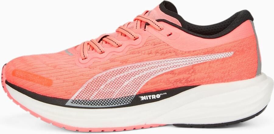 PUMA Deviate Nitro 2 Dames Sportschoenen Hardlopen Weg oranje zwart