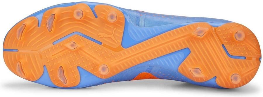 PUMA Future Match Gras Kunstgras Voetbalschoenen (MG) Blauw Oranje Wit - Foto 7