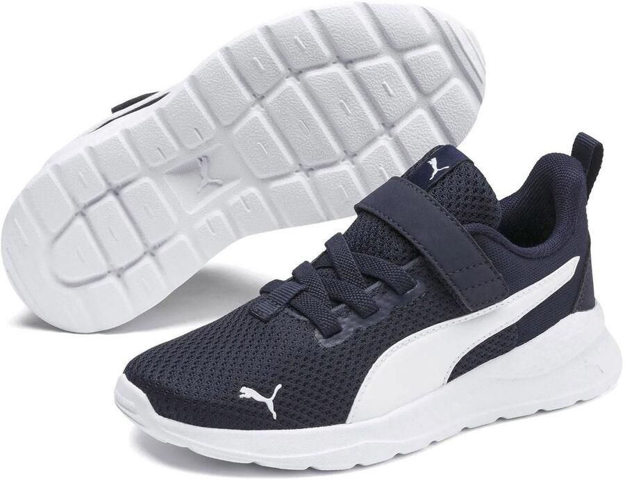 Puma Anzarun Lite AC inf sneakers zwart wit Blauw Mesh 30 - Foto 3