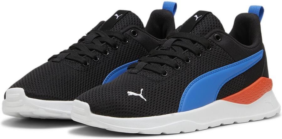 PUMA Anzarun Lite Jr Unisex Sneakers Black-Hyperlink Blue- White-Redmazing