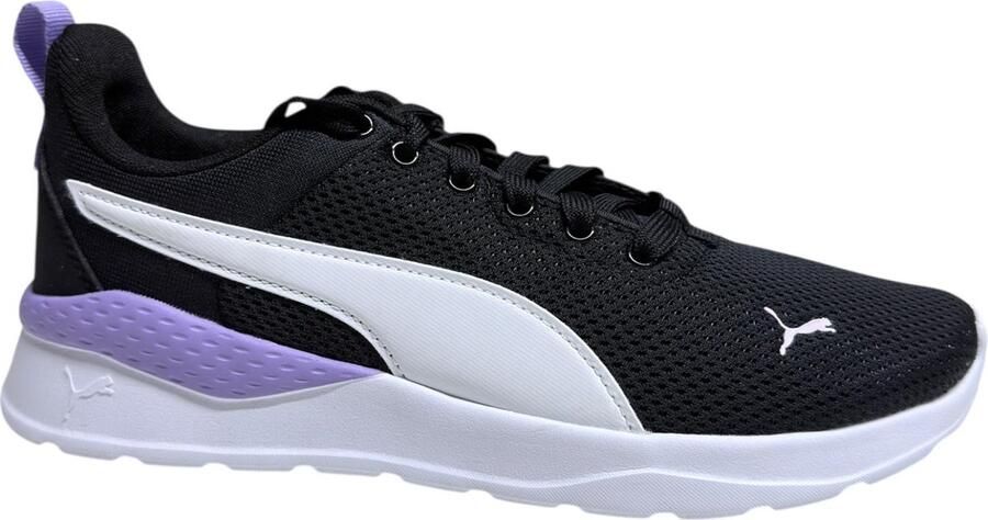 PUMA Anzarun Lite Sneakes Dames Wit Zwart Paars