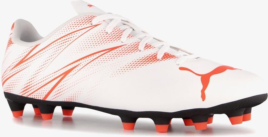 PUMA Attacanto FG heren voetbalschoenen wit rood Uitneembare zool - Foto 2