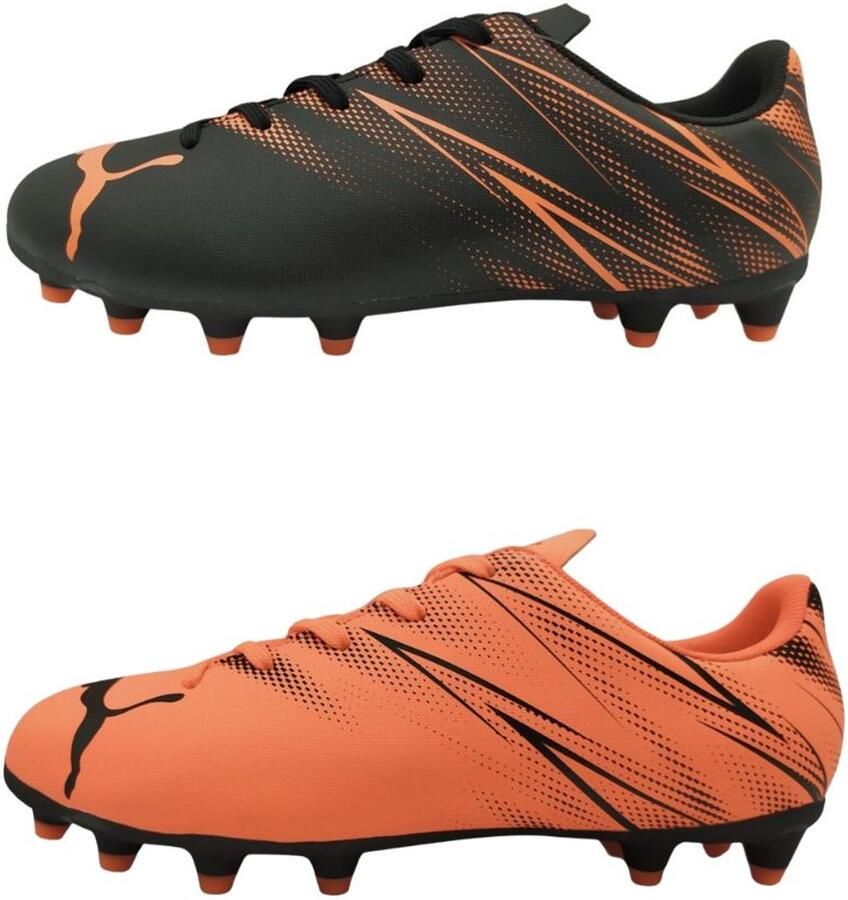 PUMA Attacanto FG kinder voetbalschoenen wit rood Uitneembare zool - Foto 2