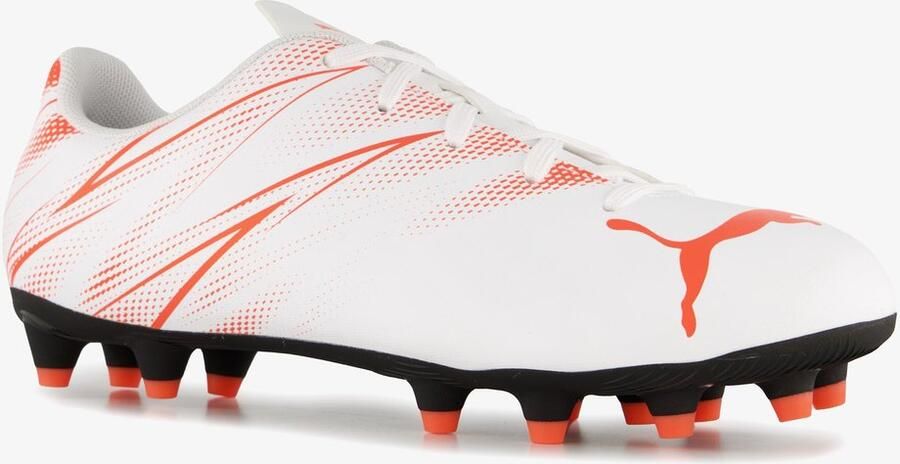 PUMA Attacanto FG kinder voetbalschoenen wit rood Uitneembare zool - Foto 2