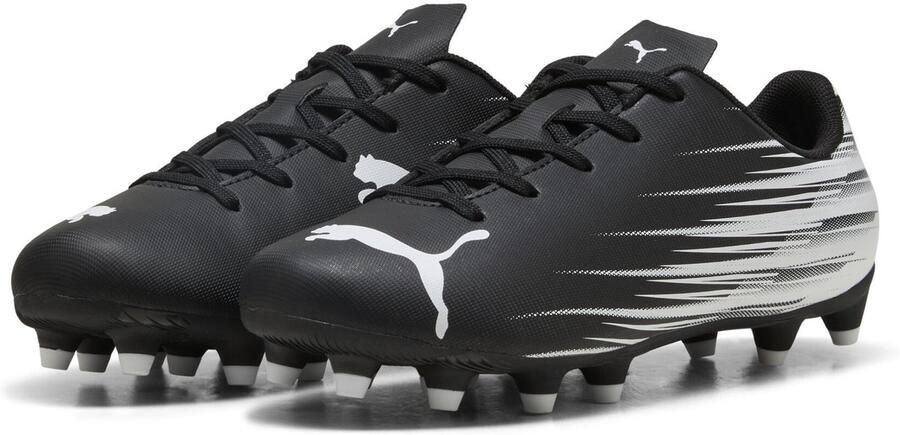 PUMA ATTACANTO II FG AG Jr Unisex Sportschoenen Black- White - Foto 3
