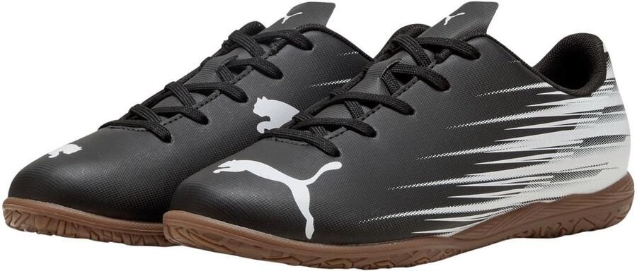 Puma Attacanto II IT junior voetbalschoenen zwart wit - Foto 2