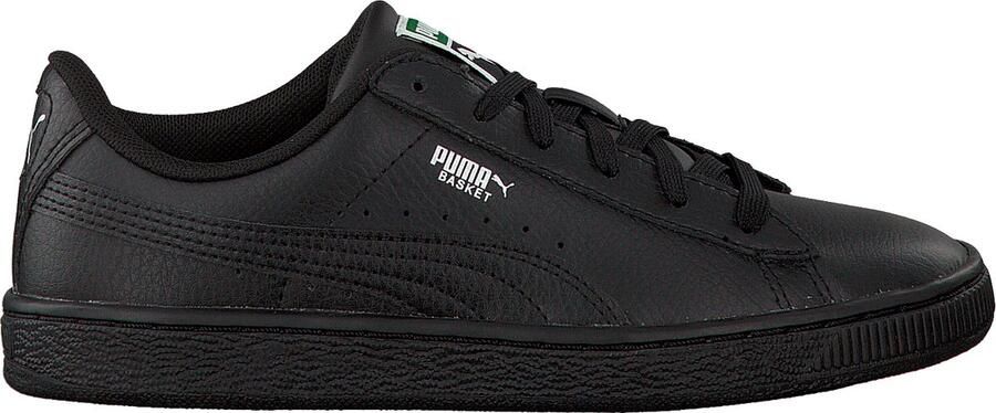 PUMA Basic Classic Lfs Kids Lage sneakers Leren Sneaker Meisjes Zwart